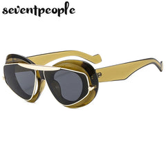 Sunglasses Women Brand Designer Fashion Oval Sunglasses
