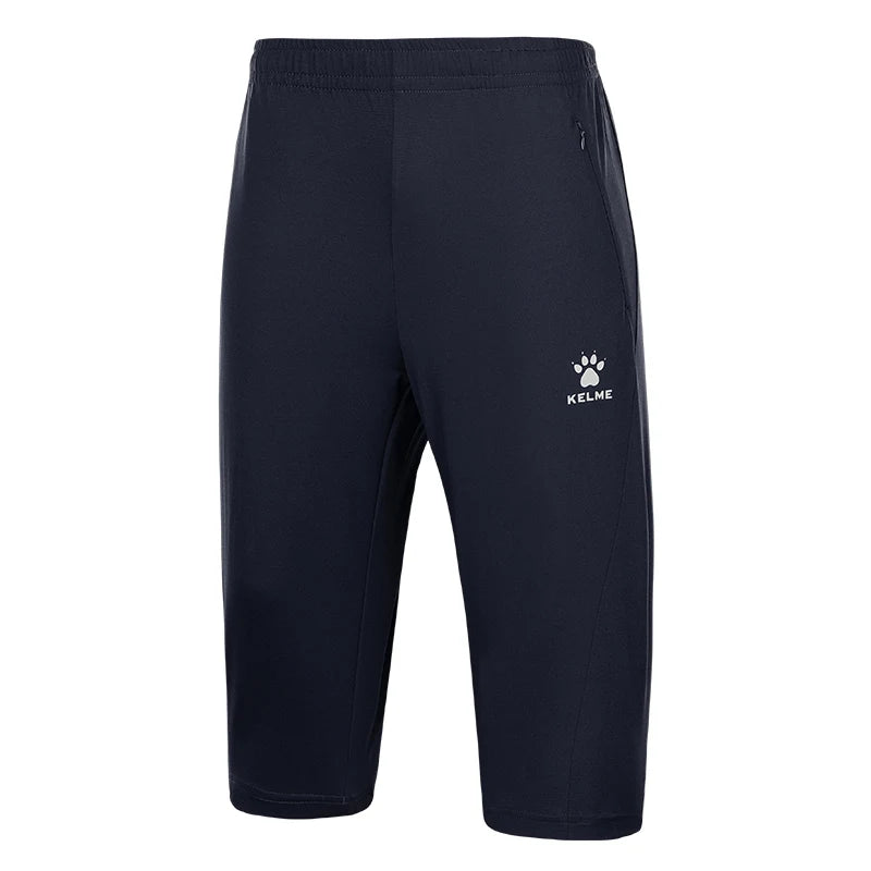 Kelme Sports Capris Men's Summer Breathable Fitness Shorts Football Training Ice Silk Running Shorts
