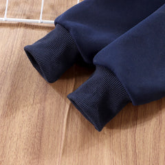 Boys O Neck Spliced Long Sleeve Hoodies Sets Spring/autumn Chidren Clothing Set Baby Kids Casual Sweatshirt Suit New Tracksuit