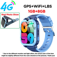 4G Kids Smart Watch GPS WiFi Tracker Location Video Call SOS Call Back Monitor Phone Watch Children Smartwatch Boy Girl Gifts