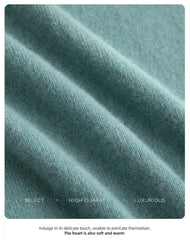 Pure Wool Sweater Men's Autumn Winter O-Neck Pullovers Business Casual