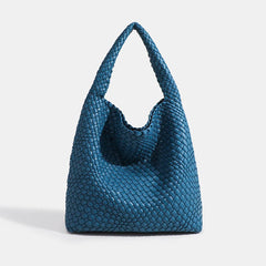 Designer Hand knitting bag PU Large women's Woven tote bag Mistress gift luxury bag