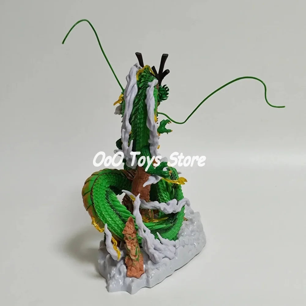 23cm/9.05in Anime Dragon Ball Z Shenron Figure Goku And Shenron Action Figurine Model Pvc Statue Doll Collection Toy Gifts