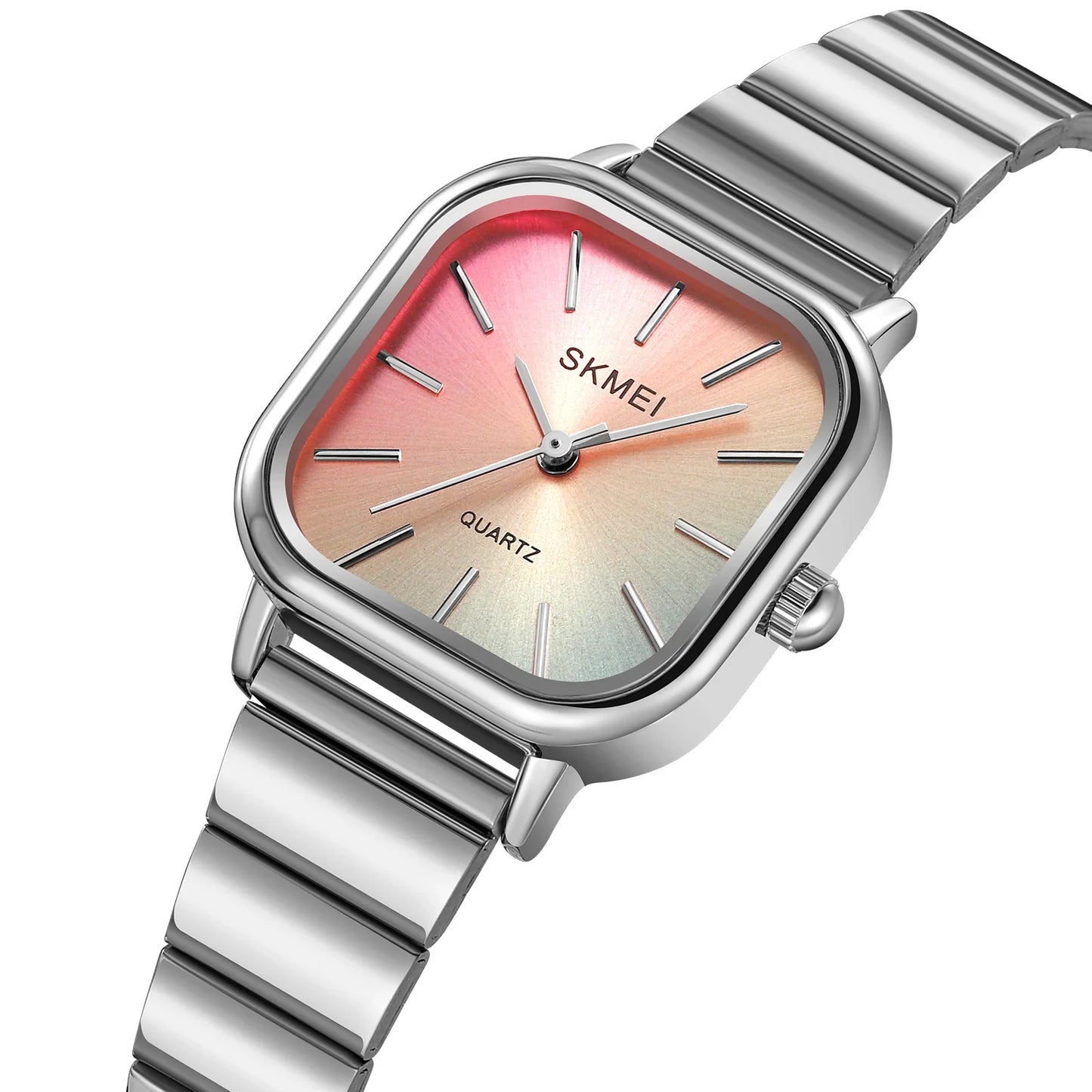 Skmei Women’s Bracelet Quartz Watches Luxury Stainless Steel Strap Waterproof Casual Analog Wristwatch Fashion Female Time