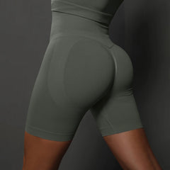 Seamless Shorts for Women Yoga Shorts Push Up Booty Workout Gym Shorts Fitness