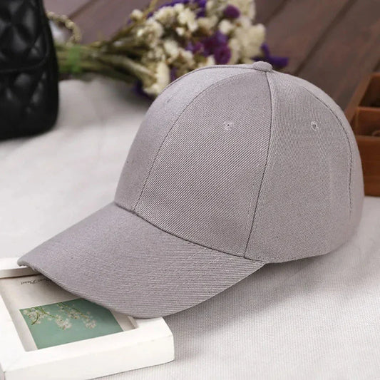 Fashion Retro Solid Color Men and Women Universal Baseball Cap Outdoor Sports Casual Girl Ponytail Hat Sale
