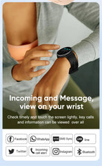 LIGE 2025 Smart Watch Women Bluetooth Call Custom Dials Watches Blood Oxygen Monitor Sport Men Smartwatch Ladies For Android IOS