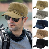 Men Women Army Hat Washed Cotton Military Hats Cadet Style Combat Caps