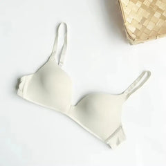 Ice Silk Women Bra Comfortable Wireless Gather Underwear For Women