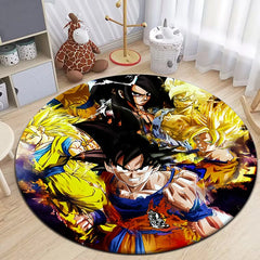 Dragon anime Round Carpet,bedroom,Living Room,door mat,Outdoor carpet,Picnic,anime
