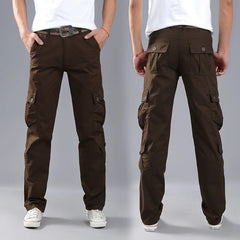 Multi-Pocket Men's Casual Pants Military Tactical Joggers Cargo Pants Outdoor Hiking