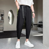 Men’s Suit Pants Casual Harajuku Wide-leg Harem Pants Male Fashion Loose Casual