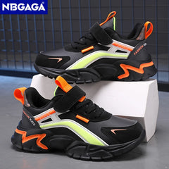 Sneaker Kids Boys Casual Shoes for 5-16Years Old Children Leather Non-Slip