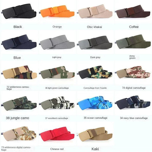 110/120/130/140/150/160/170cm Camo - Belts Casual Jeans Accessories Branded Sports Outdoor Belts for Men Women