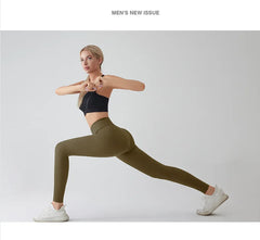 Spring Seamless Shark Leggings Women Mid-High Waist Tight Leggings