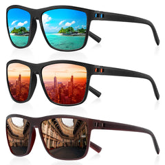 Polarized Sunglasses Men Women Retro Outdoor Sports Fishing Sun Glasses