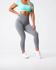 Leggings Women Soft Workout Tights Fitness Outfits Yoga Pants Gym Wear