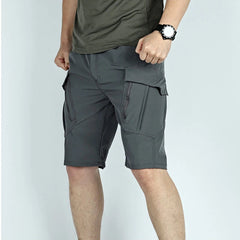 Men Cargo Shorts Quick Dry Tactical Short Pants Multi-Pocket Shorts Men's