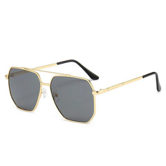 Men's Sunglasses Polarized Metal Classic Square Frame Driving Anti Glare
