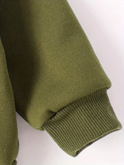 Newborn Baby Boy Fun Cartoon Bear Print Long Sleeve Fleece Sweatshirt with Casual Sports Pants Set Spring Autumn Gift