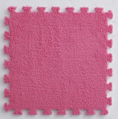 30 X 30cm EVA Foam Puzzle Mat Long Hair Carpet Soft Plush Villi Shaggy Area Rug Mats