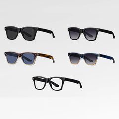 Sunglasses polarized men acetate glasses for women black grey