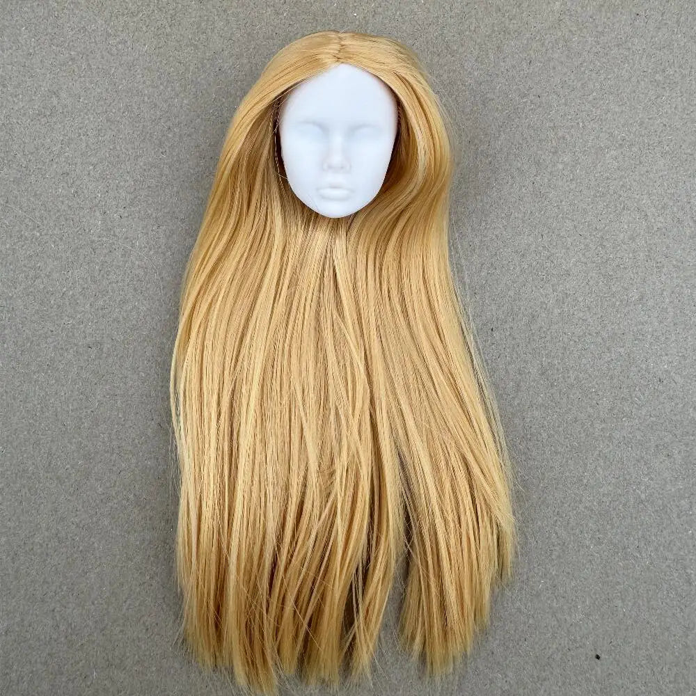 Vintage 1/6 PP Face Mold Doll Heads Fashion Doll Head Make Up Practice DIY Toy Parts Girls Birthday Gifts