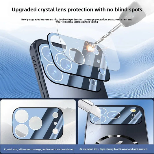Magnetic Frosted iPhone 17 Pro Max 17pro Case with Heat Dissipation Full Protection for iPhone 17 Air Camera