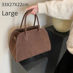Margaux 15 Suede Handbags Large Capacity Senior The Tote Bags