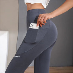 Seamless Leggings With Pocket Women Soft Workout Tights Fitness Outfits Yoga Pants