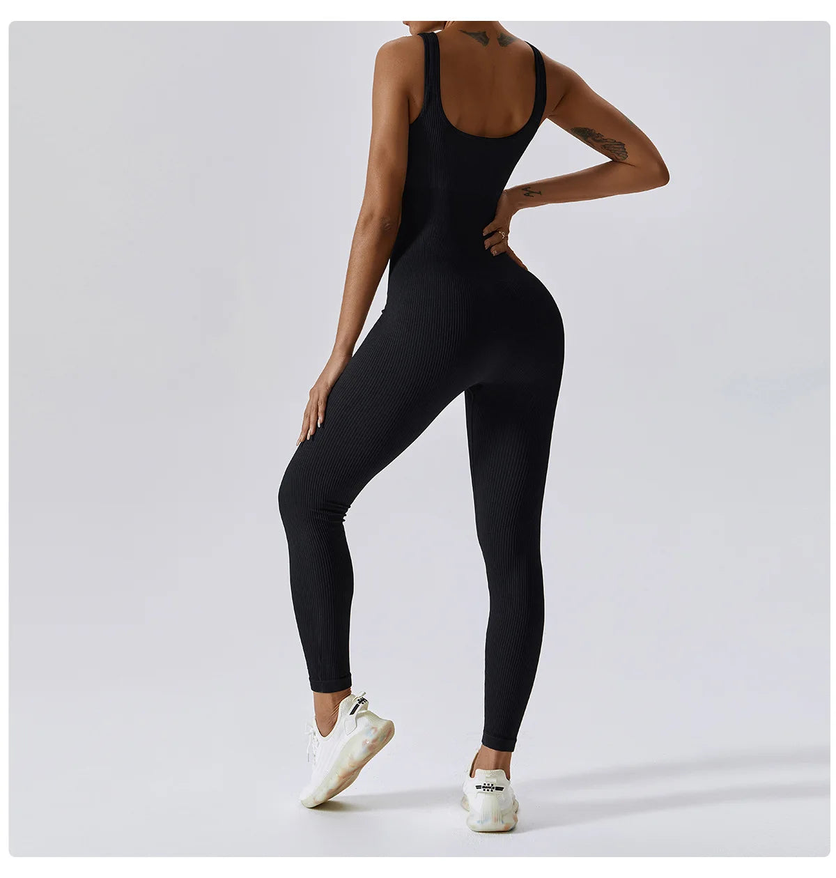 Women's Yoga One Piece Tracksuit Jumpsuit Seamless Sportswear Yoga Suit Gym