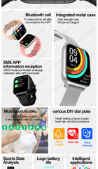 New Sport Smart Watch GPS Tracker Waterproof Men Women Business SmartWatch Bluetooth Phone Call Diy Watch Faces Heart Rate Bands