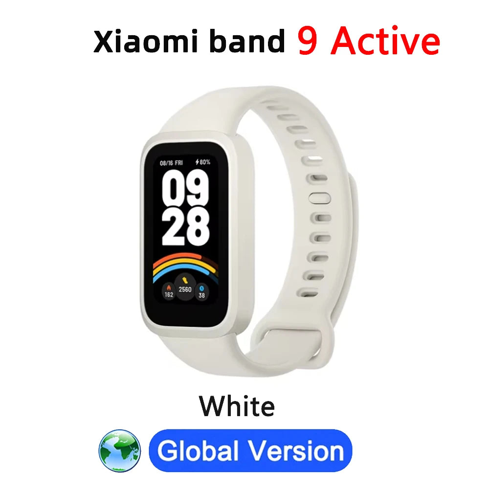 Global Version Xiaomi Smart Band 9 Active 1.47'' Display Health Monitoring 5ATM Sports Bracelet Mi Fitness 18-days Battery Life