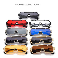 Sunglasses For Men Square Vintage Punk Fashion Glasses Retro