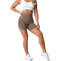 Seamless Shorts for Women Push Up Booty Workout Shorts Fitness Sports Short