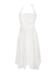 Evening Dresses: Retro Evening Party Midi Dress Women Elegant Princess