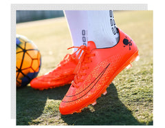 Men's Soccer Shoes Kids Children Low Top Futsal Society Training Football Boots