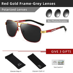 Sunglasses Men Change Color Sun Glasses Chameleon Anti-glare Driving