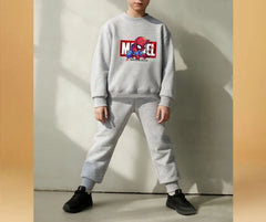 Anime Spiderman Printed Boys Sweatshirt Sets Spring/autumn Kids O Neck Hoodies Pants Two Piece Child Long Sleeve Clothes Set New