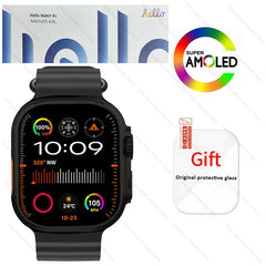 New Smartwatch Official Original Hello Watch 5 Plus ULTRA 3 49mm HD AMOLED 4G ROM NFC GPT Compass Bluetooth Call Clock Men Women