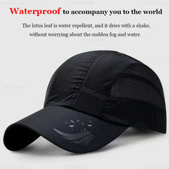 Men Sports Running Sweat Baseball Cap Male Canada Golf Quick Dry