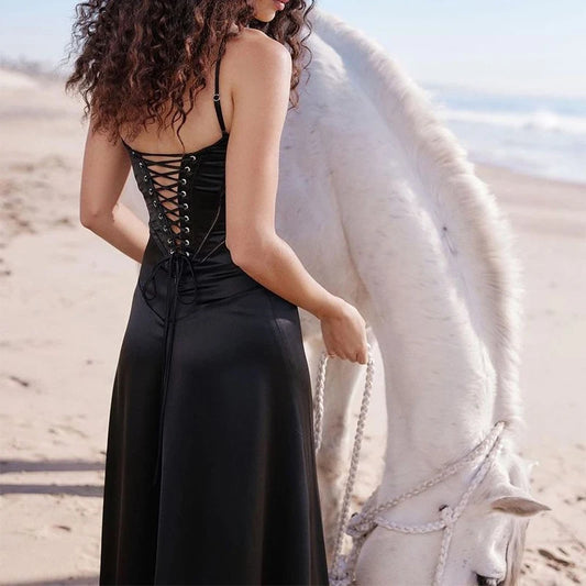 Evening Dresses: Maxi Dresses Sleeveless Birthday Dress Outfits for Women Gown