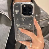 Phone Case For iPhone 16 15 14 13 12 11 Pro Max 7 8 Plus X XS Epoxy Shell Girl Clear Cover