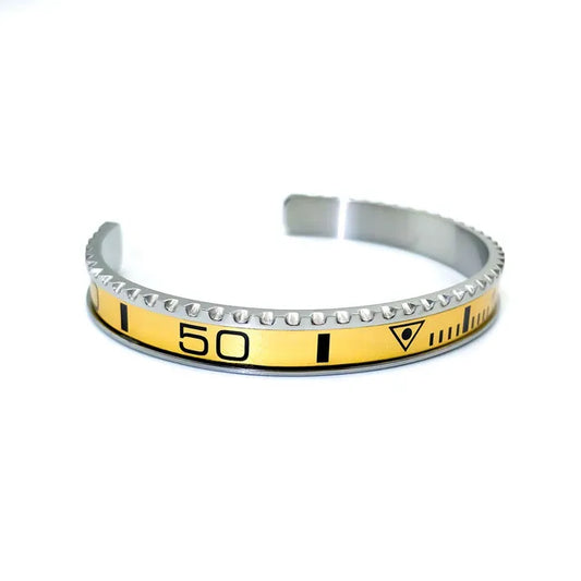 New stainless steel personality fashion men's and women's bracelets digital display water ghost women and men bracelet jewelry