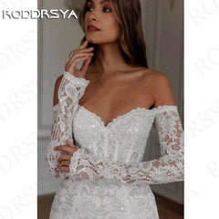 White Bridesmaid Dresses: Wedding Dress vestidos de novias Mini Boho Long Sleeves