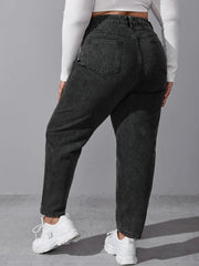 Plus Size Women Autumn Washing loose stretchy pant 5XL 6XL women 100kgs trouser