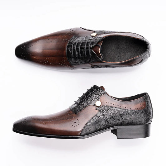Luxury Men Shoes For Business Party Formal Office High Grade Elegant Italian Genuine
