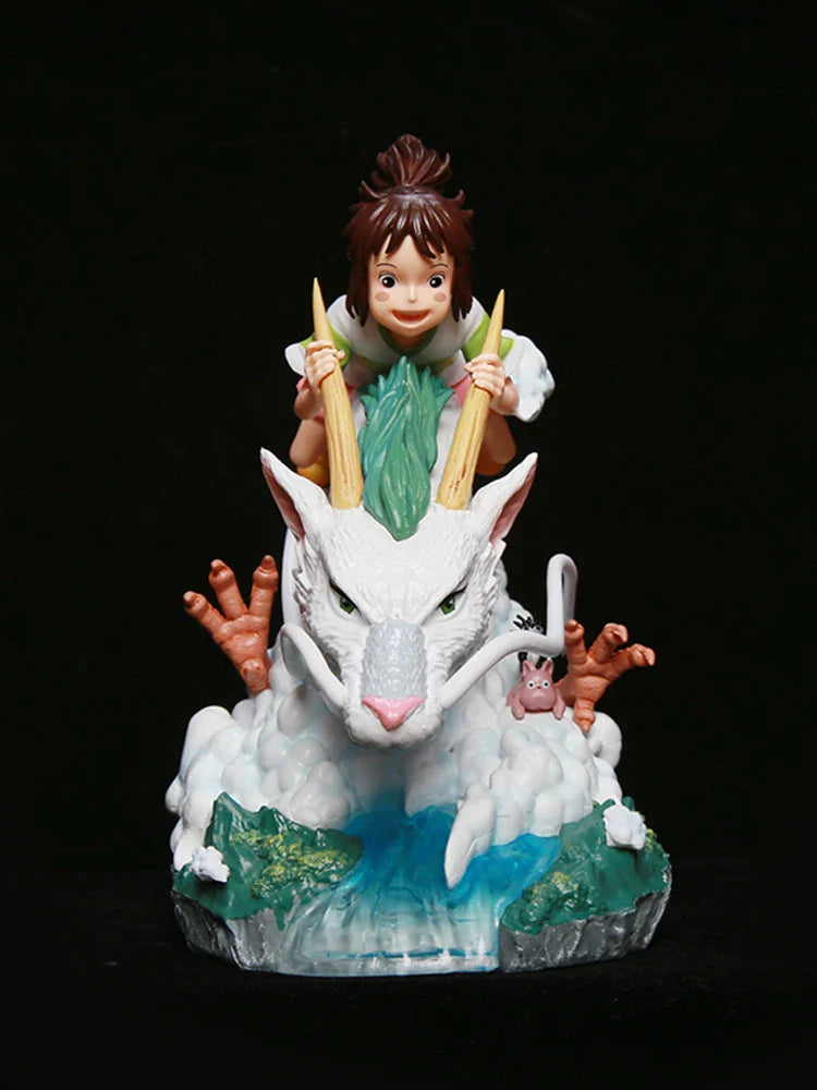 Anime Figure Ogino Chihiro And Nigihayami Kohakunushi Action Fiugre Pvc Model Doll Customized Collectible Decorate Toy Kids Gift