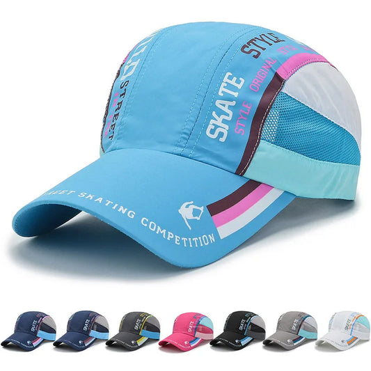 Quick Drying Thin Breathable Baseball Cap Men Women Sport Outdoor Hiking