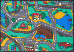 Studio de tapis kids car rugs, room play mats for boys and girls, non-slip home decor